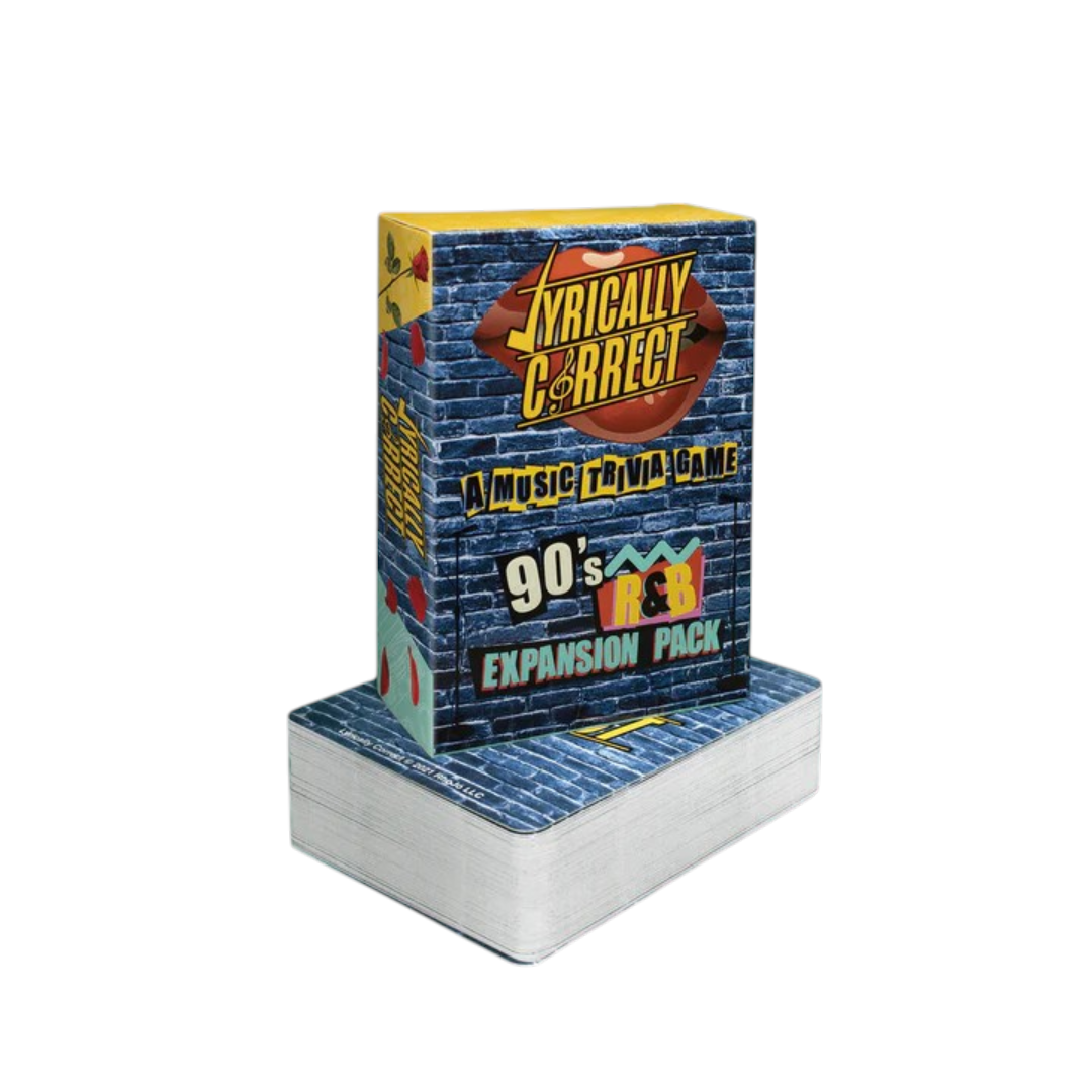 Lyrically Correct 90s R&B Expansion Pack | Music Card Game Expansion for Fans of 90s Rhythm & Blues | Party Game Add-On