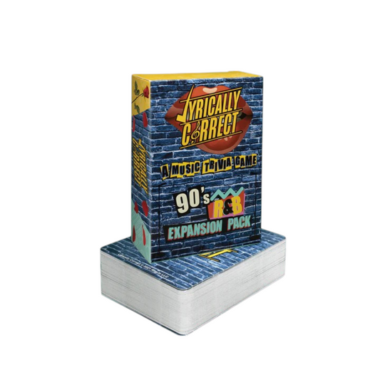 Lyrically Correct 90s R&B Expansion Pack | Music Card Game Expansion for Fans of 90s Rhythm & Blues | Party Game Add-On