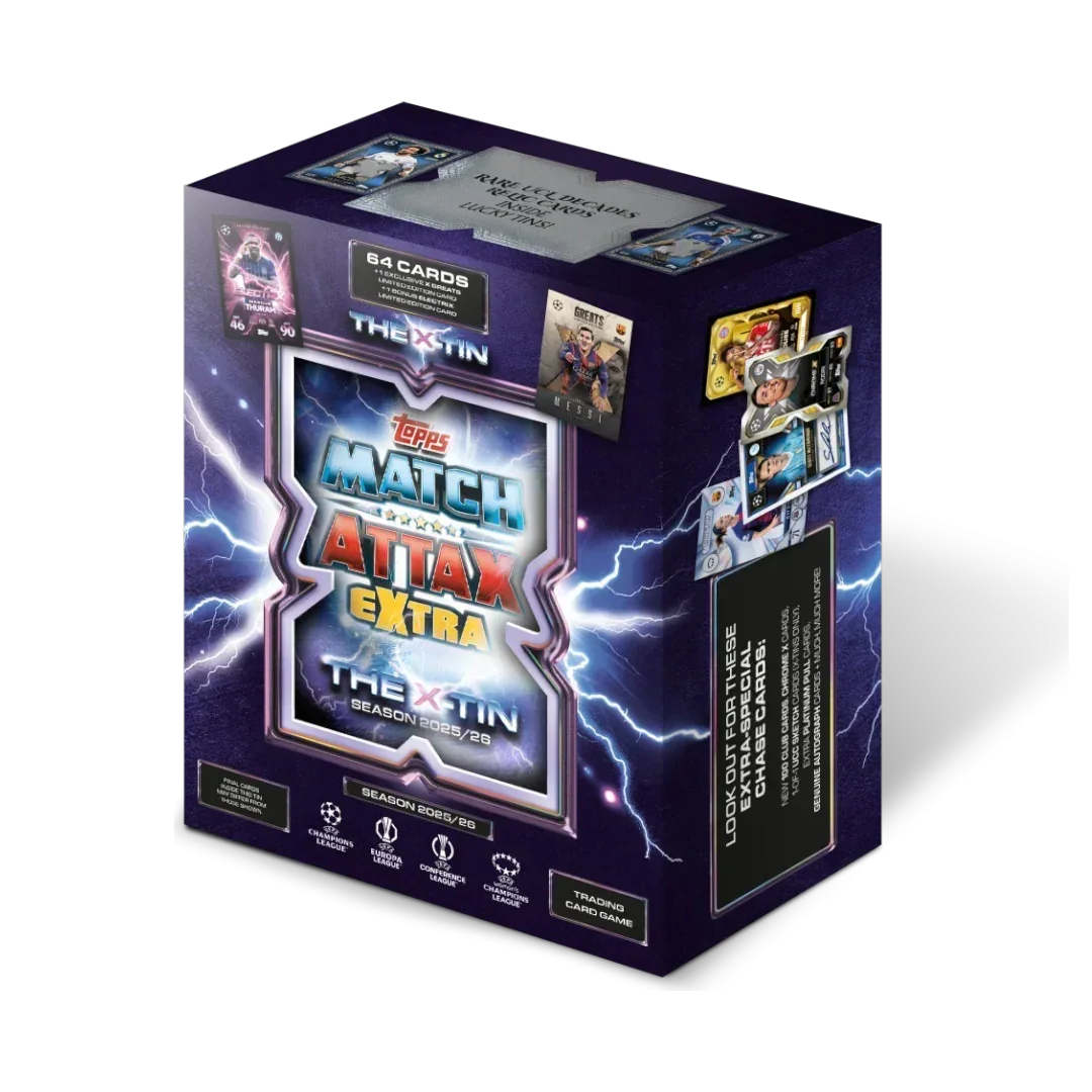 Topps UEFA Champions League Match Attax EXTRA – X-Tin Trading Card Collection