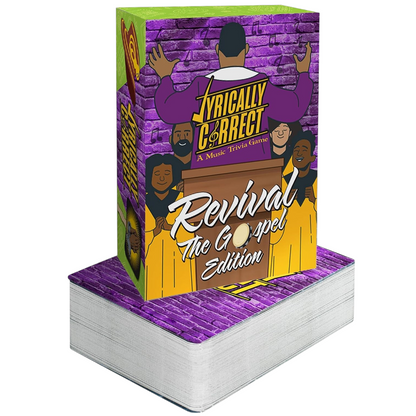 Lyrically Correct Revival: The Gospel Edition | Standalone Christian Music Card Game for Families, Church Groups & Adults