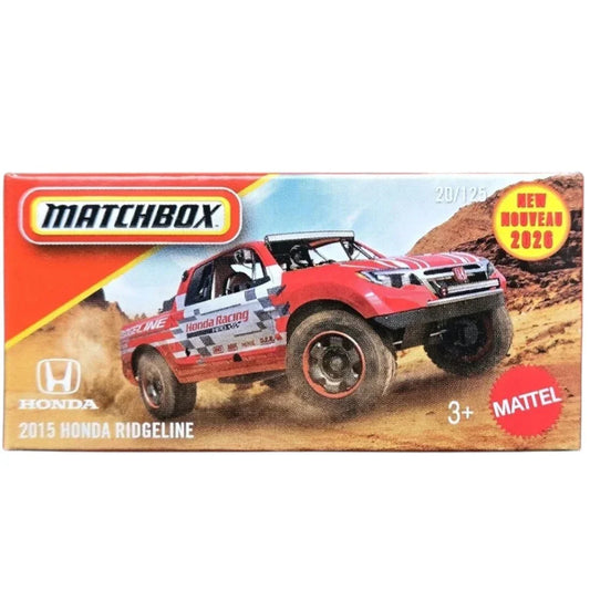 MATCHBOX 2015 Honda Ridgeline 1:64 Diecast Pickup Truck – Official Mattel Licensed Toy Car (20/125)