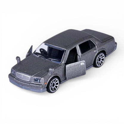 Majorette JDM Legends Toyota Century Grey Metal Diecast Car with Moving Parts – Official Licensed Collectible Toy