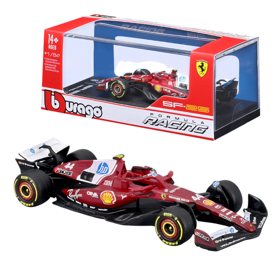 Bburago 1:64 Ferrari SF-25 #44 Lewis Hamilton Australian GP 2025 Diecast Formula 1 Car