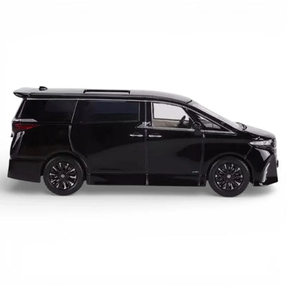 MASSDI 2023 Toyota Alphard Style 1:64 Diecast Luxury Minivan – Premium Metal MPV Model Car with Display Box (Black Edition)