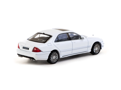 Tarmac Works Global64 1:64 Mercedes-Benz S-Class Wald Alabaster White | Lamley Special Edition Diecast Model