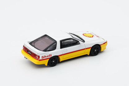 Shadow 1:64 Toyota Supra A70 RHD Yellow & White Diecast Model Car | LL-033-254 Premium Collectible