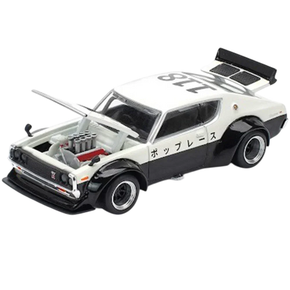 POP RACE Nissan Skyline KPGC110 Kenmeri 1:64 Die-Cast Car Model