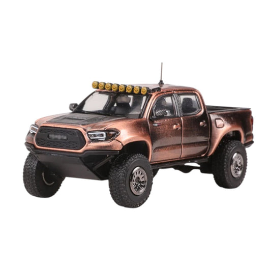 GCD 375 1:64 Toyota Tacoma TRD Pro Wide Body LHD – Brushed Bronze Premium Diecast Collectible Pickup Truck Model
