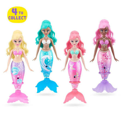 Zuru Pets Alive Magic Swimming Mermaid Doll – Water-Activated Interactive Mermaid Toy with Moving Tail, Realistic Swimming Action, Colourful Fantasy Design, Bath Time, Pool & Water Play Toy for Kids
