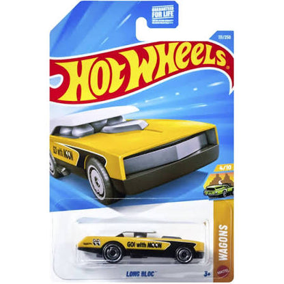 Hot Wheels 1:64 Scale 5-Car Die-Cast Set | Rod Squad HW50 Concept, McLaren Solus GT, Long Bloc JJJ71, ’87 Dodge D100 & Donut Drifter
