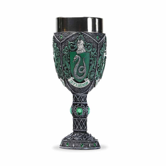 Harry Potter Slytherin House Goblet Chalice 17cm | Premium Collectible Fantasy Cup | Medieval Style Decorative Drinkware