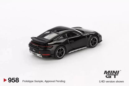 Mini GT 958 Porsche 911 Dakar Black LHD Diecast Scale Model Car