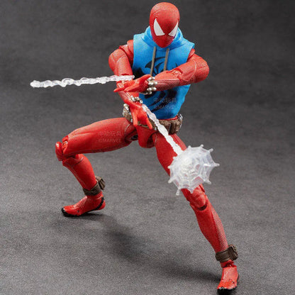 ZD Toys Marvel Spider-Man Scarlet Spider Suit 1/10 Scale Action Figure | Highly Articulated Superhero 7 Inch Collectible
