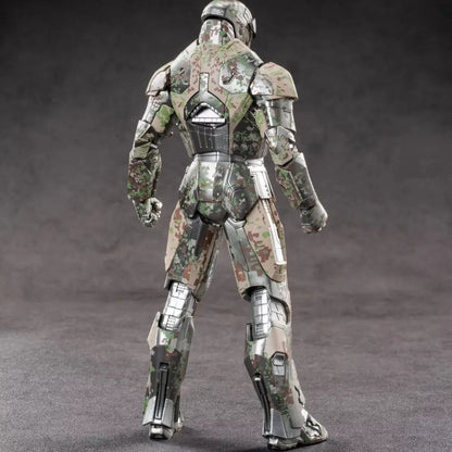 ZD Toys 1:10 Scale Iron Man Mark XXIII (Shades) Action Figure | Marvel Studios Iron Man 3 Camouflage Armor Collectible with Premium Articulation