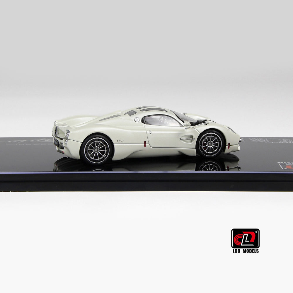 LCD Models 1:43 Pagani Utopia (White) Full Open Diecast Car Model | Premium Hypercar Collectible