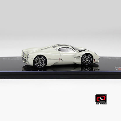 LCD Models 1:43 Pagani Utopia (White) Full Open Diecast Car Model | Premium Hypercar Collectible
