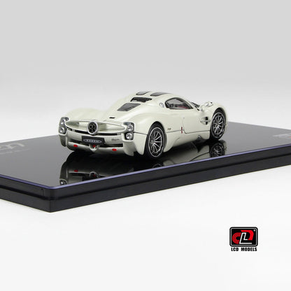 LCD Models 1:43 Pagani Utopia (White) Full Open Diecast Car Model | Premium Hypercar Collectible