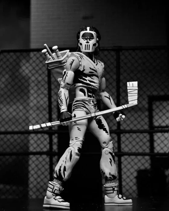 NECA TMNT Mirage Comics Casey Jones Black & White Variant Action Figure - Jaiman Toys