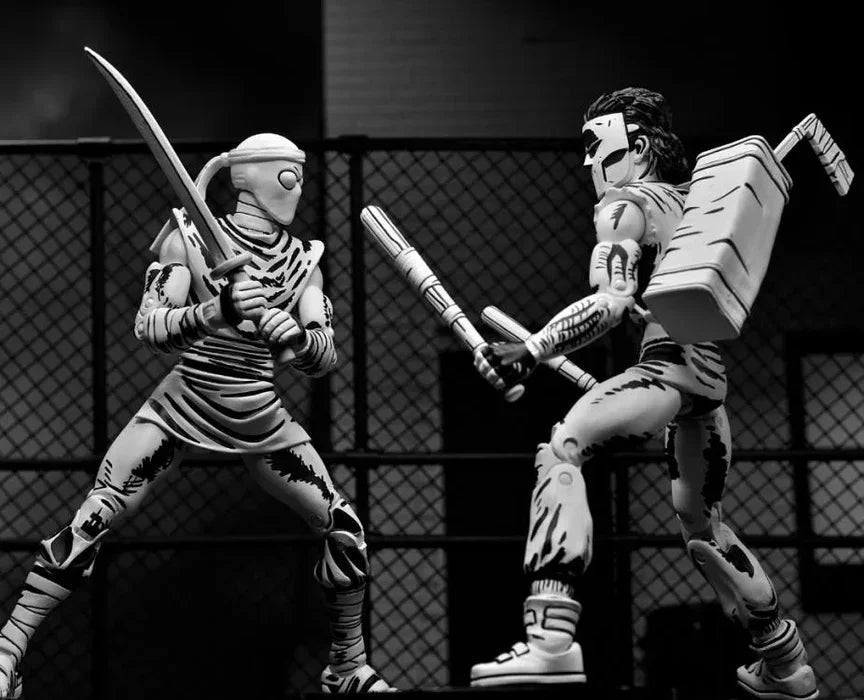 NECA TMNT Mirage Comics Casey Jones Black & White Variant Action Figure - Jaiman Toys