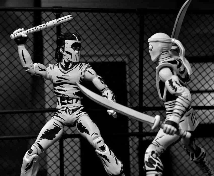 NECA TMNT Mirage Comics Casey Jones Black & White Variant Action Figure - Jaiman Toys