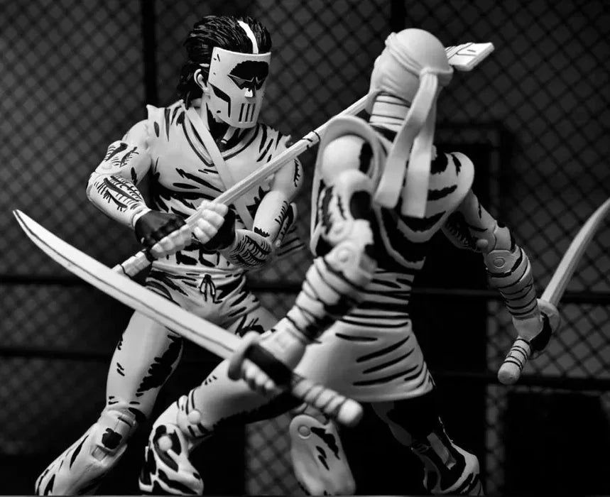 NECA TMNT Mirage Comics Casey Jones Black & White Variant Action Figure - Jaiman Toys