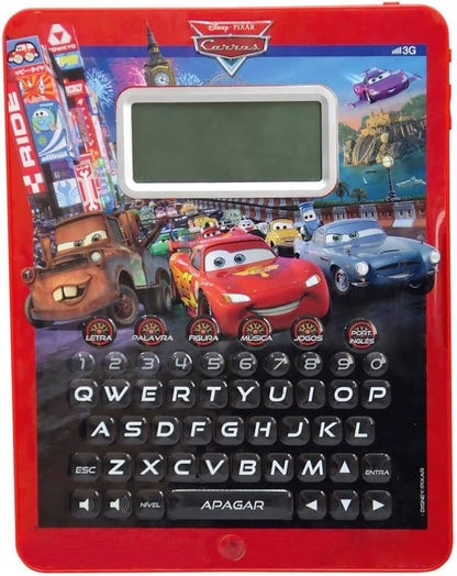 Disney Pixar Cars 2 Smart Pad with 76 Learning Activities | Bilingual English & Spanish Educational Toy for Kids Ages 6+