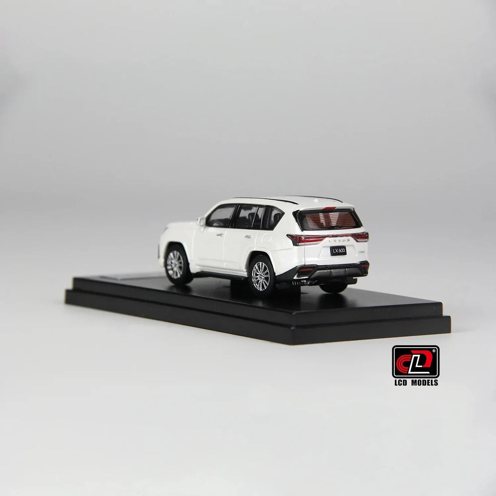 LCD Models 1:64 Lexus LX600 White Die-Cast Model SUV | Premium Collectible Miniature