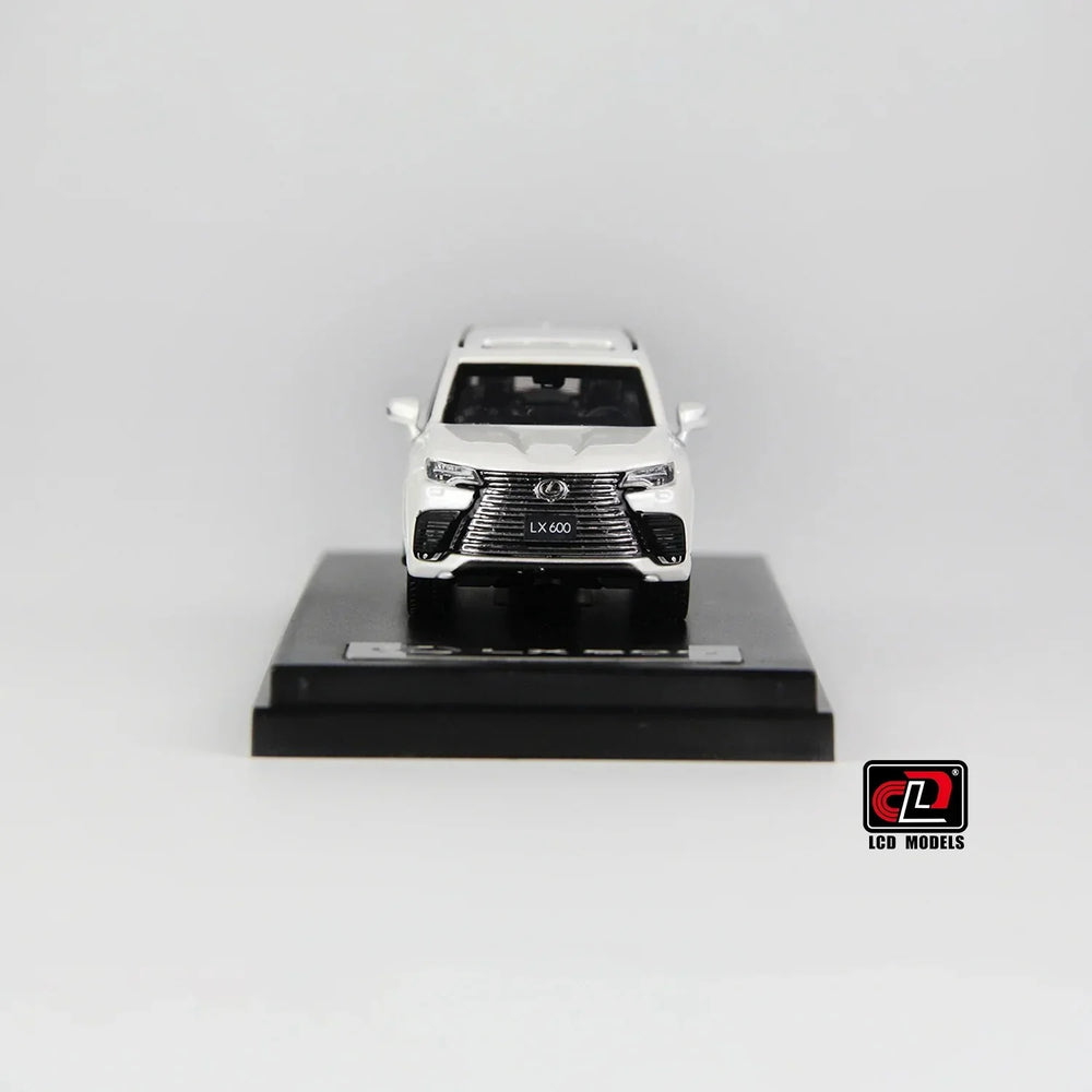 LCD Models 1:64 Lexus LX600 White Die-Cast Model SUV | Premium Collectible Miniature