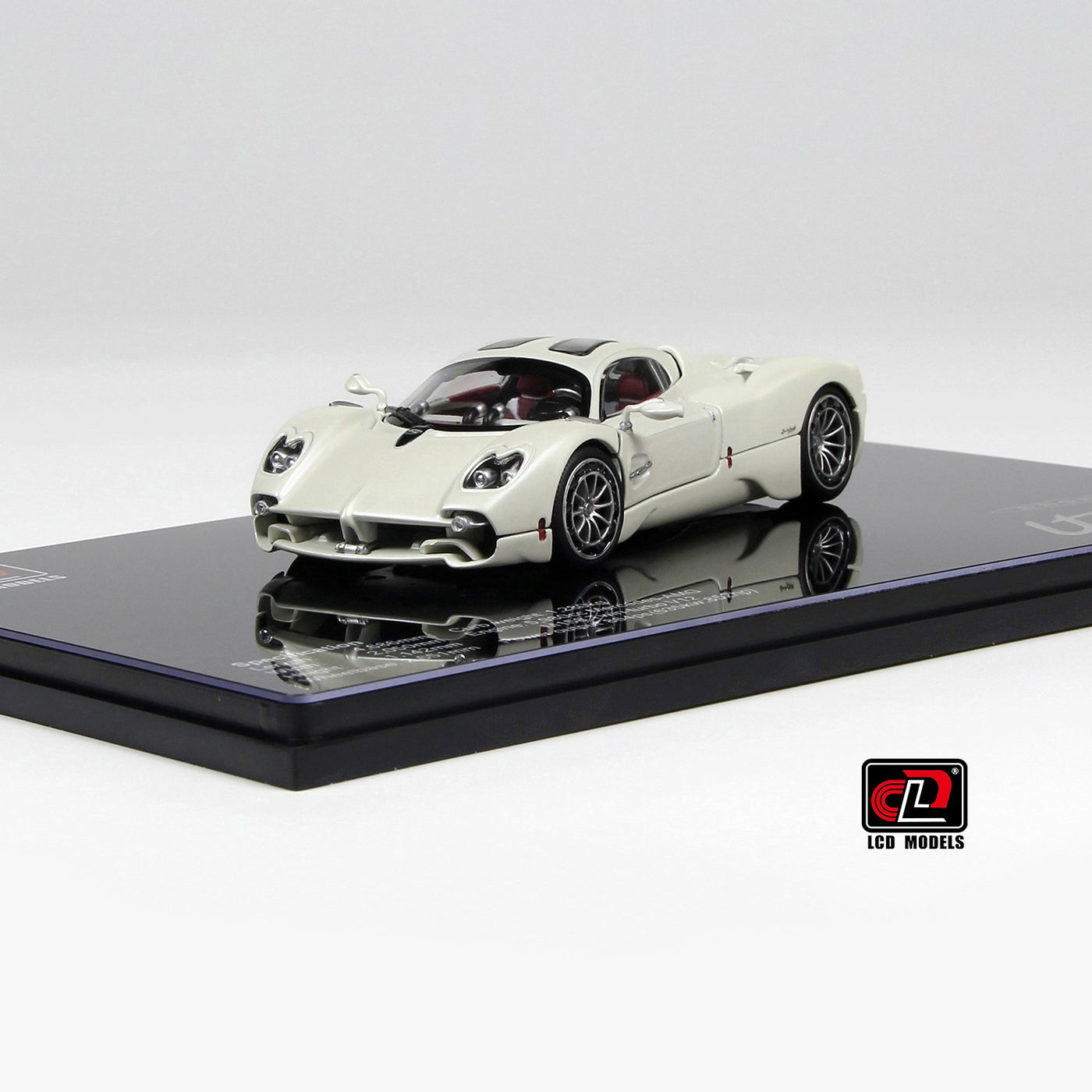 LCD Models 1:43 Pagani Utopia (White) Full Open Diecast Car Model | Premium Hypercar Collectible