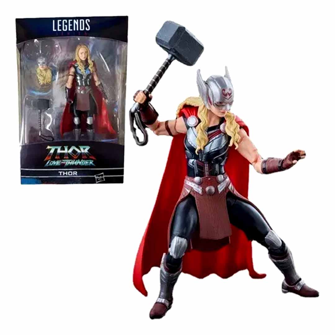 (Creased Box) Marvel Legends Series Thor: Love and Thunder Mighty Thor (FEMALE)Action Figure 6-inch