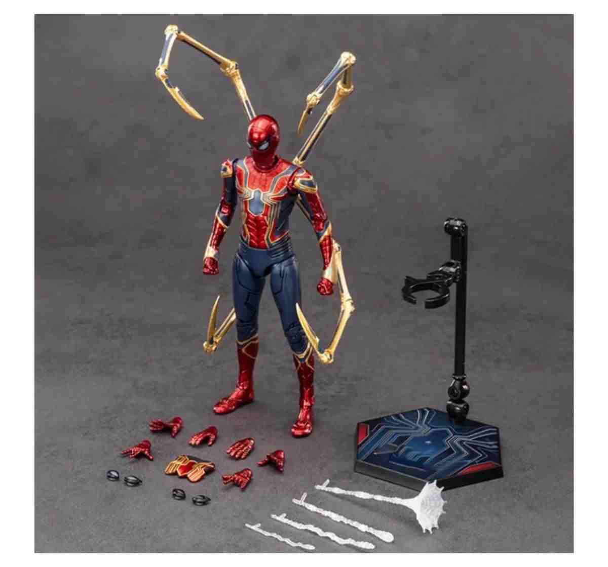 ZD Toys 1/10 Sclae Marvel Avengers Infinity War Iron Spider 7 Inch Collectible Action Figure