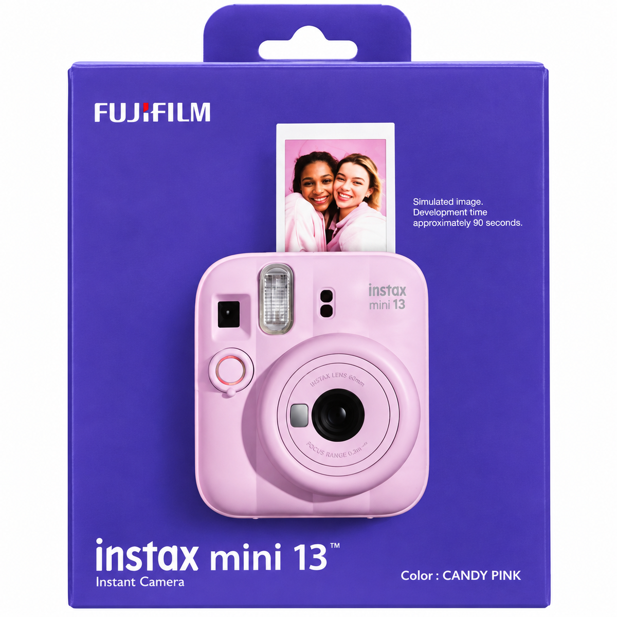 Fujifilm Instax Mini 13 Instant Camera – Auto Exposure | Selfie Timer | Compact Instant Film Camera- Candy Pink