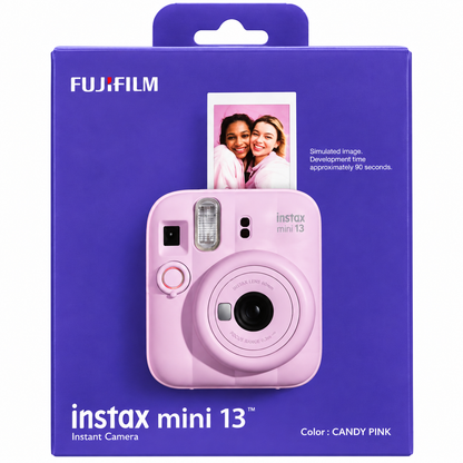 Fujifilm Instax Mini 13 Instant Camera – Auto Exposure | Selfie Timer | Compact Instant Film Camera- Candy Pink