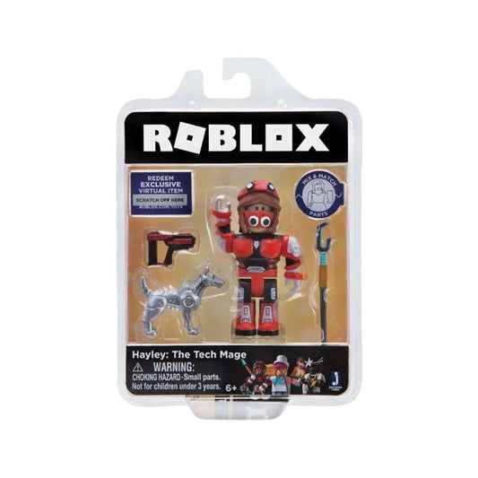 Roblox Hayley: The Tech Mage Action Figure Pack with Exclusive Virtual Item