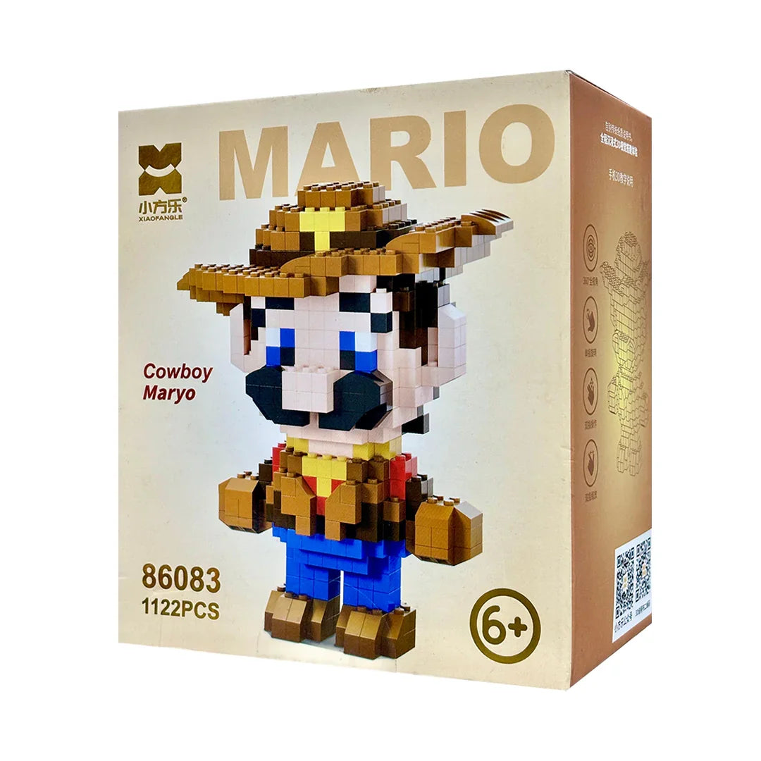 Mario Building Blocks Minifigure 5 Inch as Birthday Gift for Kids - Jaiman Toys