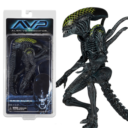 NECA Aliens Series 7 AvP Grid Xenomorph Action Figure (7" Scale)