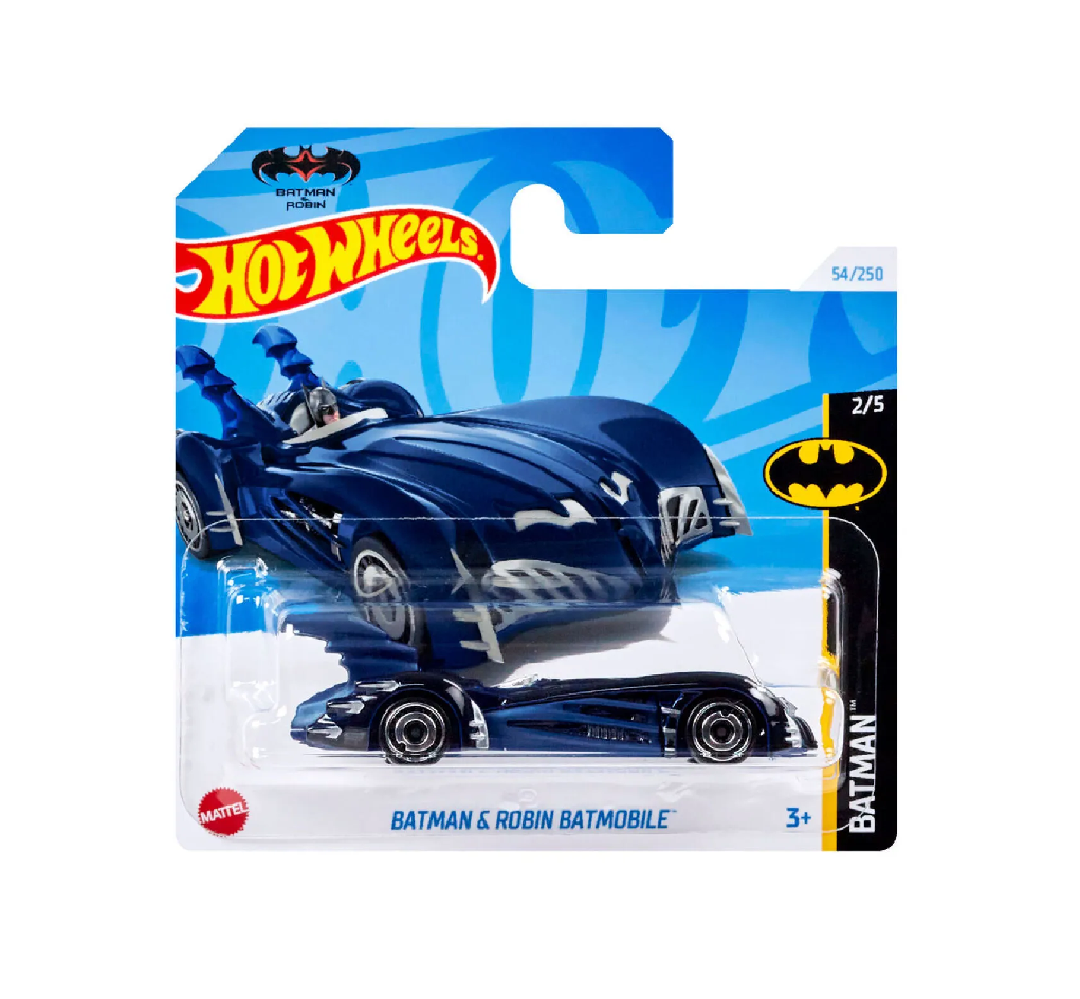 HOT WHEELS -Batman &amp; Robin Batmobile Die-cast Model Car (HTD51) 2/5 Age 3+