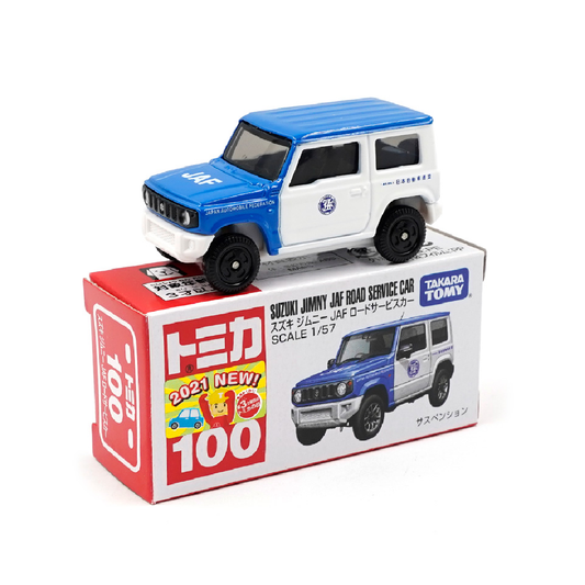 Tomica Suzuki Jimny JAF Roadside Assistance Car- TAKARA TOMY -Diecast Scale Model Car - 1/57