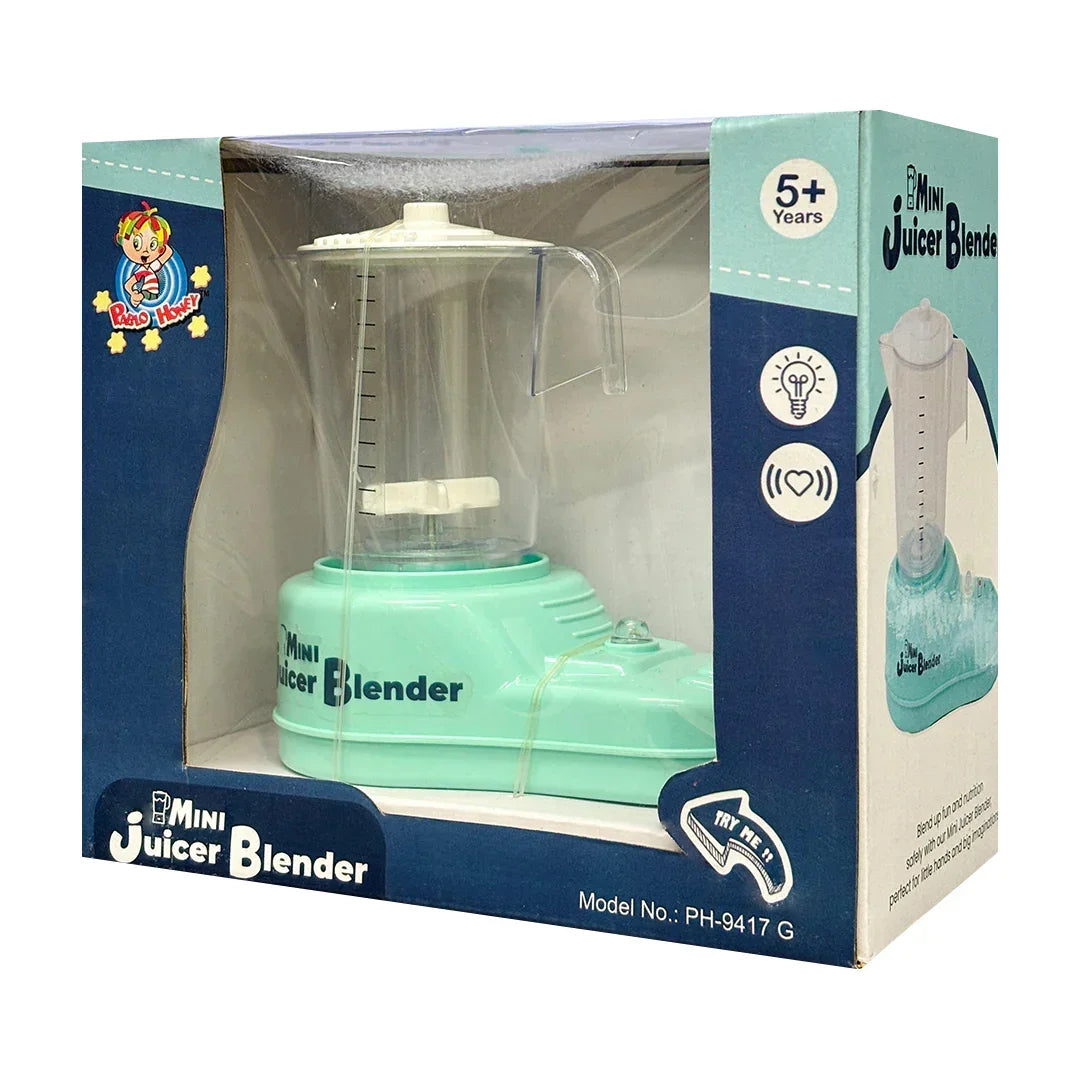 Pablo Honey Mini Juice Blender Household Play Set (Blue) - Jaiman Toys
