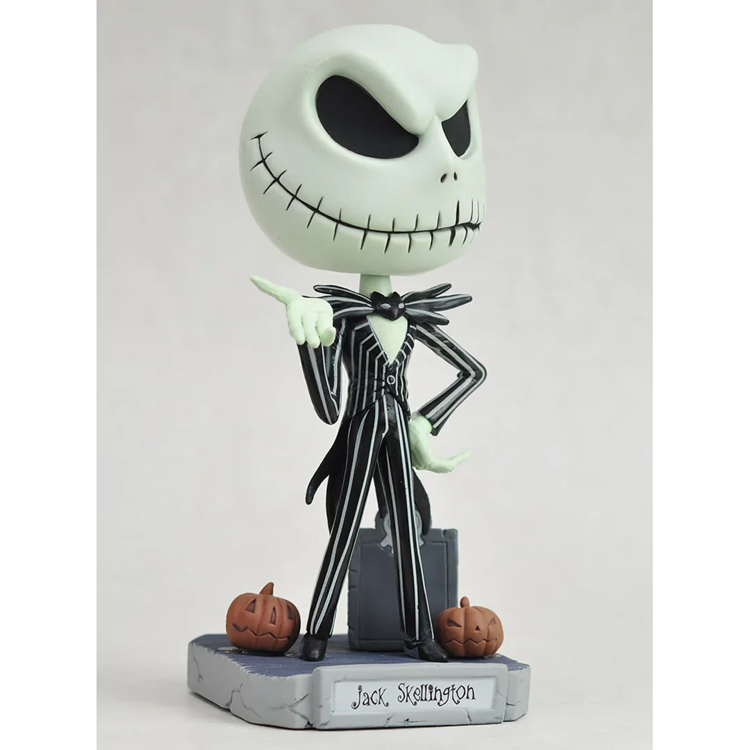 Funko TNBC Jack Skellington Wacky Wobbler Bobble Head 7" Inch Acton Figure - Jaiman Toys