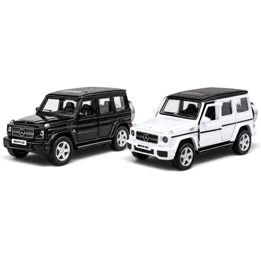 RMZ City 1:32 Mercedes-Benz G-Class AMG G63 Diecast Model SUV – Black/White (2 Variants)