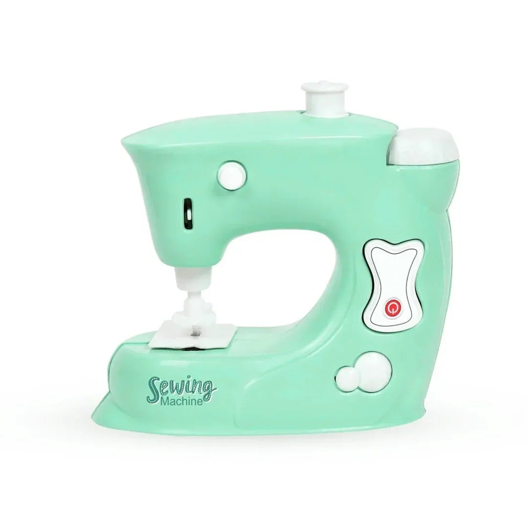 Pablo Honey Mini Iron & Sewing Machine Household Play Set (Blue) - Jaiman Toys