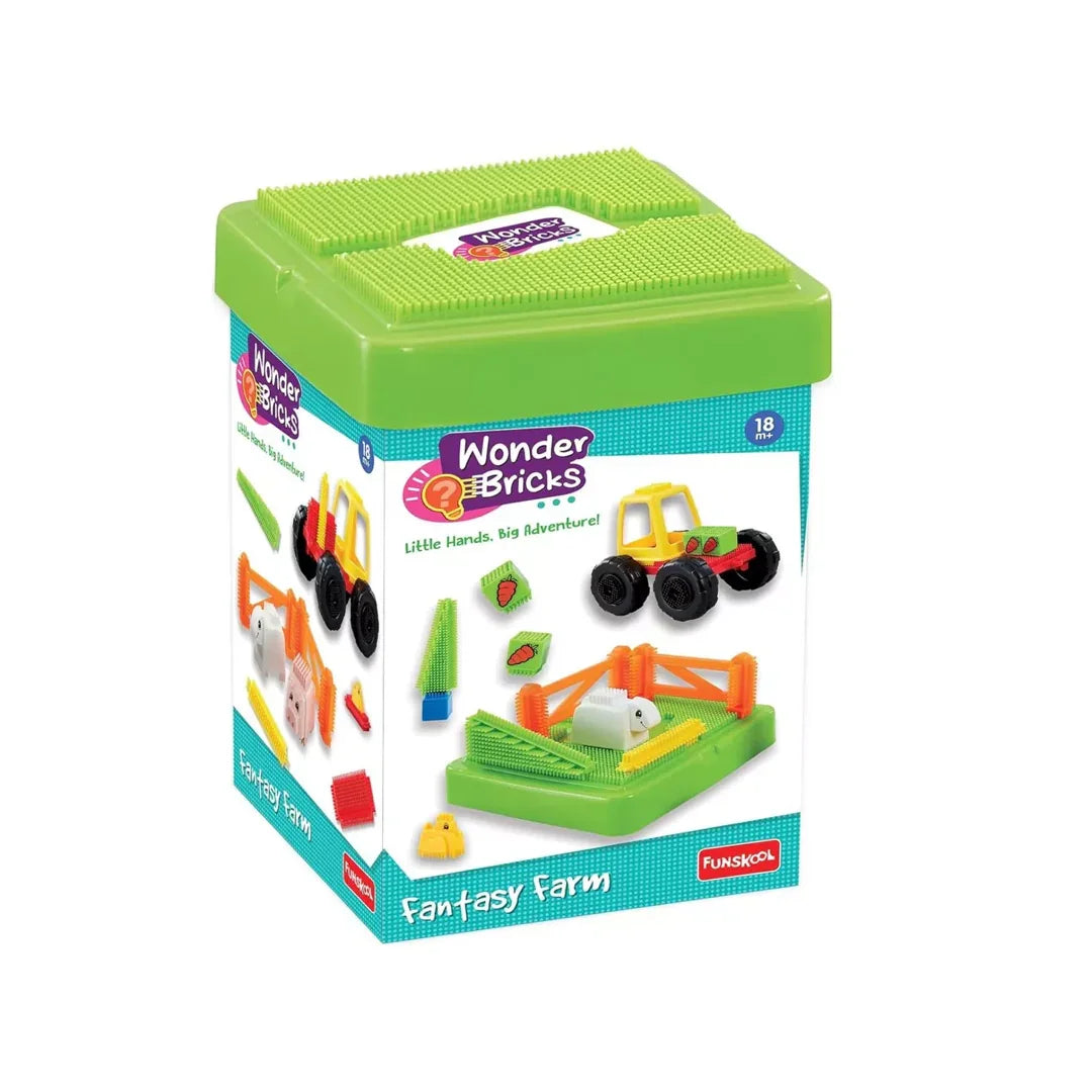 Funskool ‘Wonder Bricks Fantasy Farm’ 18+ Months. - Jaiman Toys