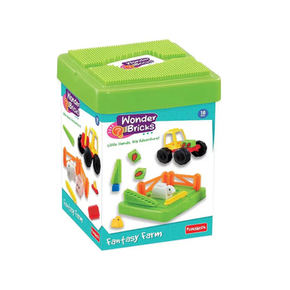 Funskool ‘Wonder Bricks Fantasy Farm’ 18+ Months. - Jaiman Toys