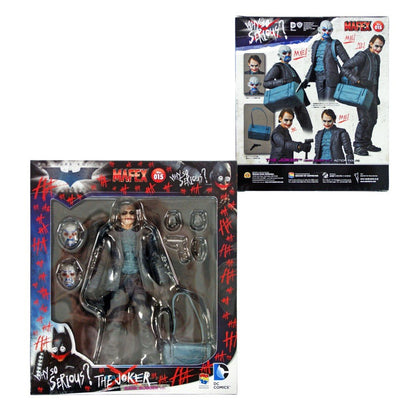 DC Comics- JOKER Action Figure-Supervillain -Limited Edition Clear Ver Bank Robber! (15 cm) Age 15+