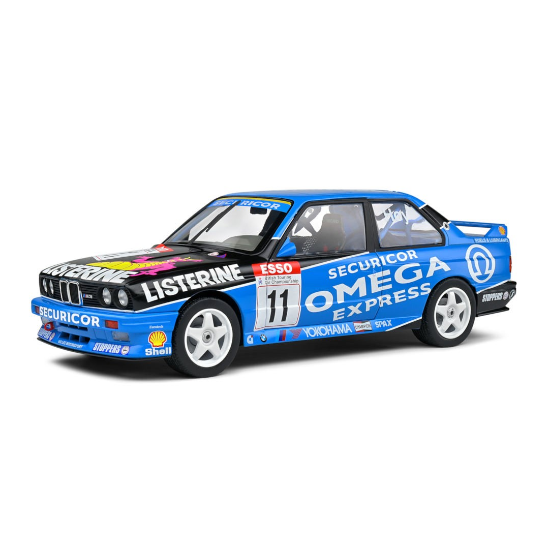 BMW E30 M3 #11 "BTCC" (1991) 1/18 DIECAST MODEL BY SOLIDO