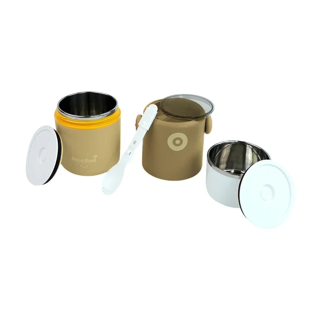 Stainless Steel Snack Tiffin Box For Kids 820 ML - Jaiman Toys