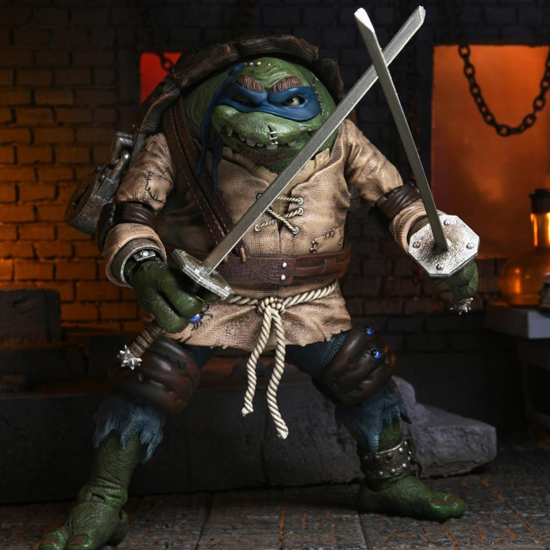 Universal Monsters x Teenage Mutant Ninja Turtles Ultimate Leonardo as The Hunchback 7-Inch Scale Action Figure