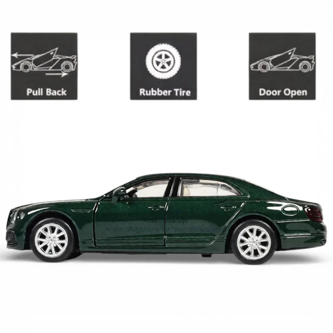 MSZ 1:47 Bentley Flying Spur Hybrid Die-Cast Model Car – Green