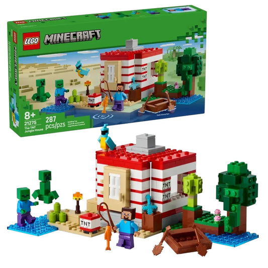 Lego 21275 Minecraft The TNT Jungle House (287 Pieces) - Jaiman Toys